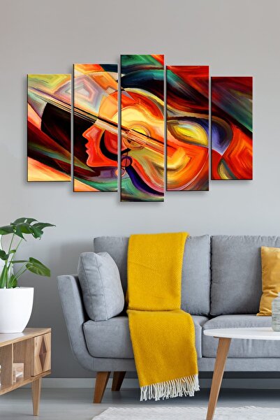 Tablo Center 5 Parçalı 120x60cm Mdf Tablo