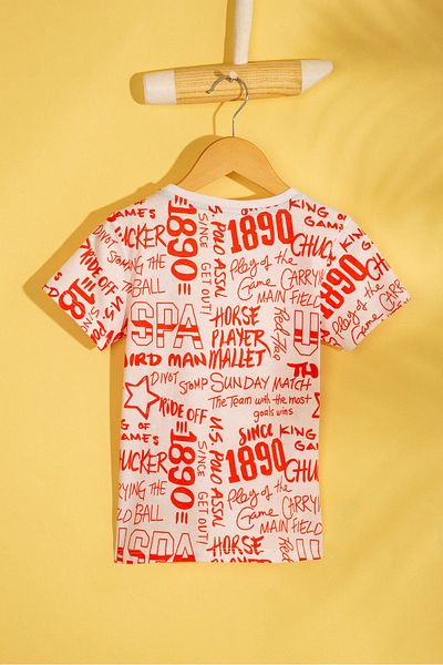 U.S. Polo Assn. Tricou alb pentru băiat