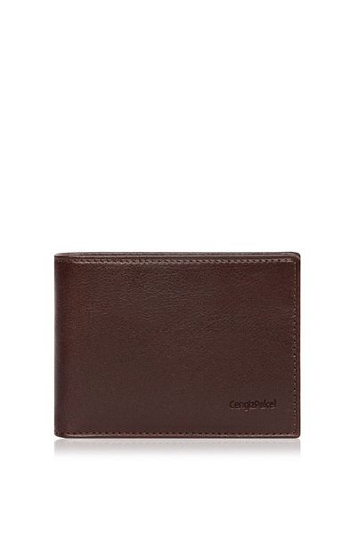 CENGİZ PAKEL Genuine Leather Brown Men's Wallet 27442
