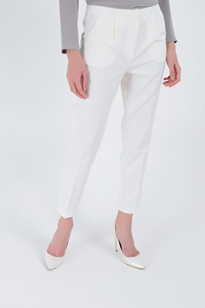 Bym Fashion Γυναικείο λευκό παντελόνι 2011