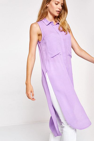 Koton Rosa Tunika für Damen 7YAK63255EW
