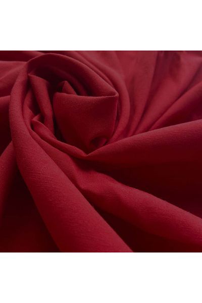 Akteks Red Tericoton Fabric (150cm Width)