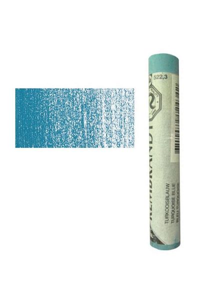 Rembrandt Soft Pastel Paint Turquoise Blue 522.3