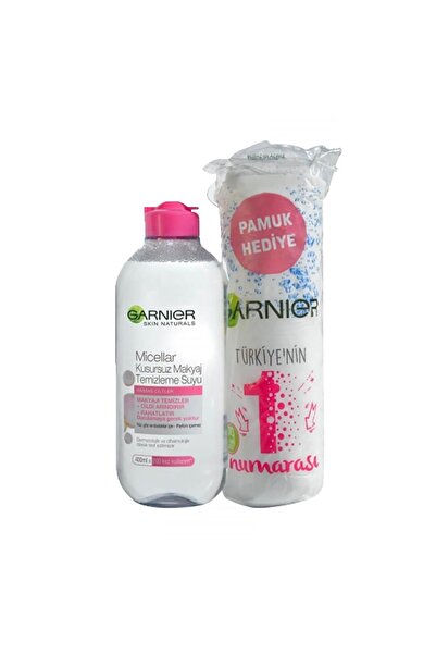 Garnier Micellar Temizleme Suyu 400 ml Pamuk Hediye