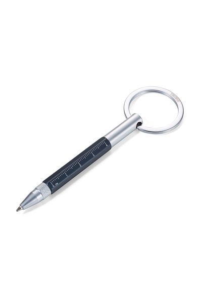 Troika Micro Construction Keyed Ballpoint Pen Black KYP25/BK