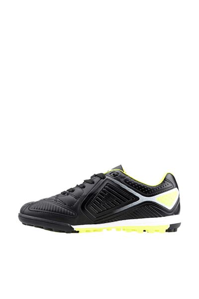 Jump Μαύρα νέον πράσινα παιδικά παπούτσια Astroturf/Crampons 190 21389G