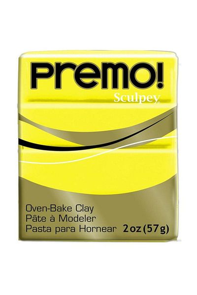 Sculpey Premo Polymer Clay 57g 5572 Cadmium Yellow Hue