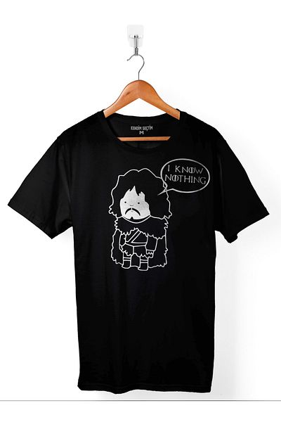 Kendim Seçtim Nu știu nimic Jon Snow Game Of Thrones Tricou imprimat Tricou unisex