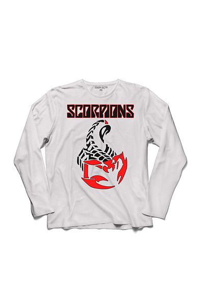 Kendim Seçtim Tricou cu mânecă lungă Scorpions Buen Metal Rock Scorpio