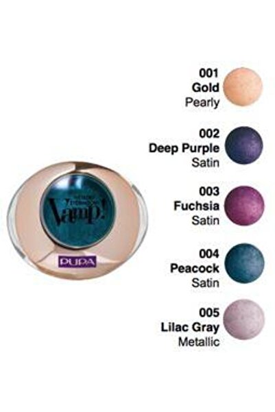 Pupa Milano Göz Farı - Vamp Wet & Dry Eyeshadow 004 Peacock 8011607215300