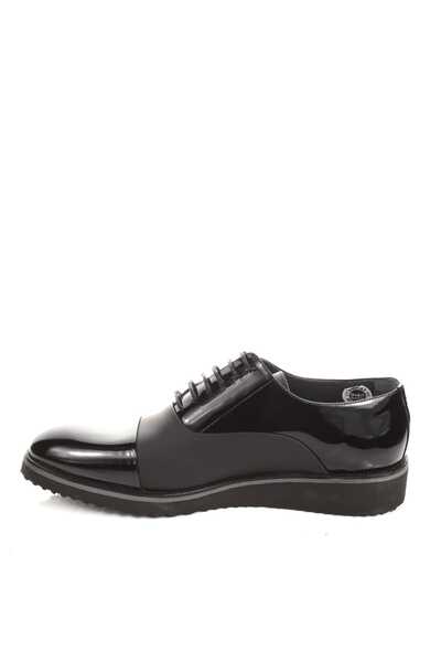 Fosco Black Patent Leather Men's Casual Shoes Fosco 6590 Men