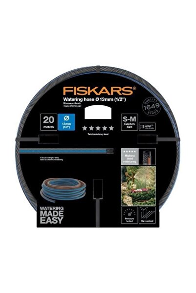 FiSKARS 1027107 Sulama Hortumu 13 mm (1/2'') 20 mt Q5