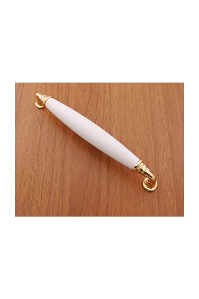 Azimkar Hırdavat Porselen Görünümlü Kulp Sarı Düz (160 MM)