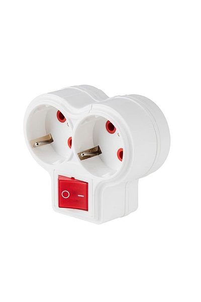 Modelight Papatya 2-Piece Switched Grounded Plug Socket