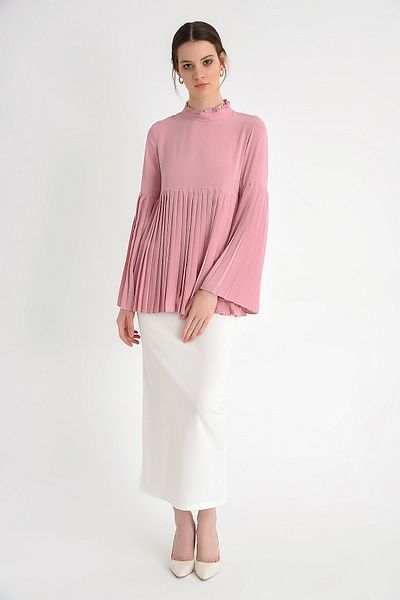 Bym Fashion Dámská bílá sukně 1074