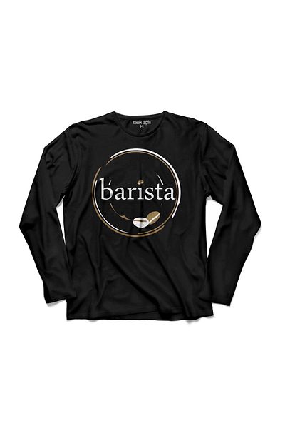 Kendim Seçtim Tricou cu mânecă lungă The Barista Coffee Coffee Espresso Twenty Two