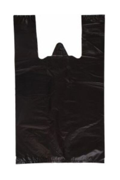 Genel Markalar Hışır Atlet Poşet Renk: Siyah Büyük Boy 30x60 Cm 2 Kg