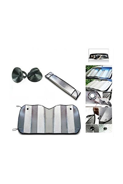 Şentürk Metalize Alüminyum Ön Cam Güneşliği 145X70 cm Citroen C4