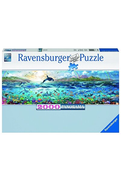 RAVENSBURGER Okyanusta Yaşayanlar 2000 Parça Panoramik Puzzle /