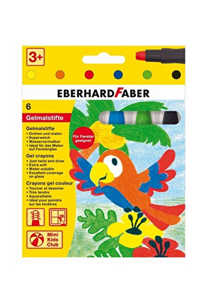 Eberhard Faber Gel Crayon Sulandırılabilir Jel Mum Boya 6 Renk Basic