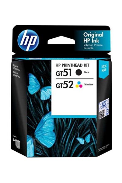 HP Gt51-gt52-3jb06aa Siyah Ve Renkli Baskı Kafası