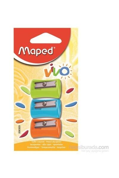 Maped 006303 Vivo Single Hole Pencil Sharpener X3