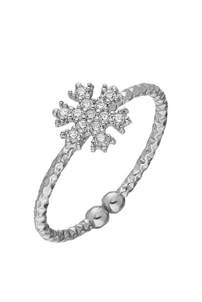 Glorria Kadın Gümüş Kar Tanesi Yüzük EG0379