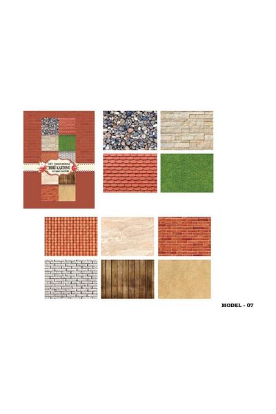 KESKİN COLOR Sharp 25x35 Double Sided Hobby Cardboard (207000)