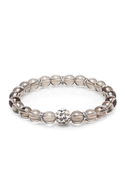 Alnis Atelier Dumanlı Kuvars Doğal Taş Tamtur Bileklik