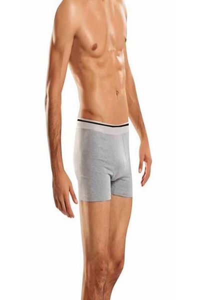 Berrak Ανδρικό γκρι Lycra Boxers 4 Pack 100% βαμβάκι