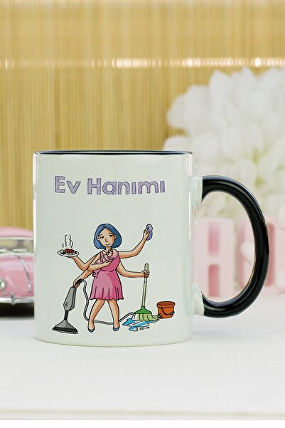 Hediyelen كوب ربة منزل أسود