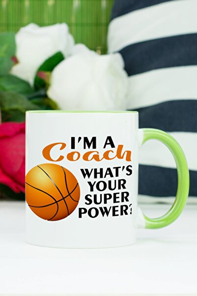 Hediyelen كأس مدرب كرة السلة باللون الأخضر