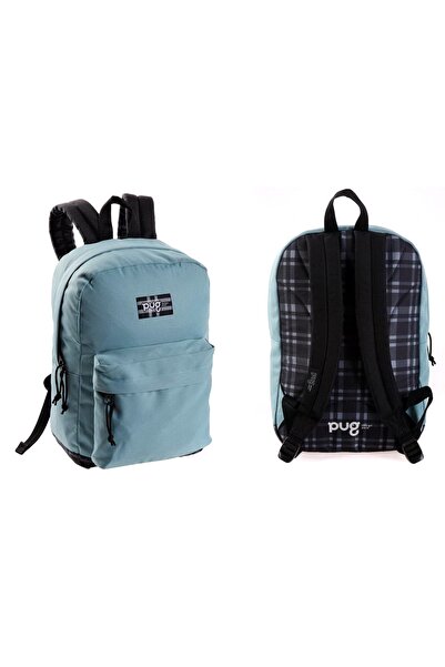 PUG Perky Okul Çantası Klasik Gri (008-8)