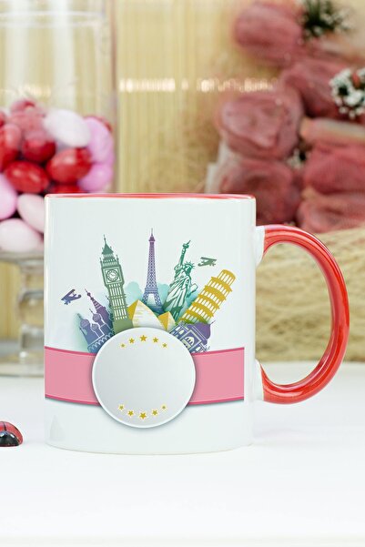 Hediyelen Tourism Mug Cup Red