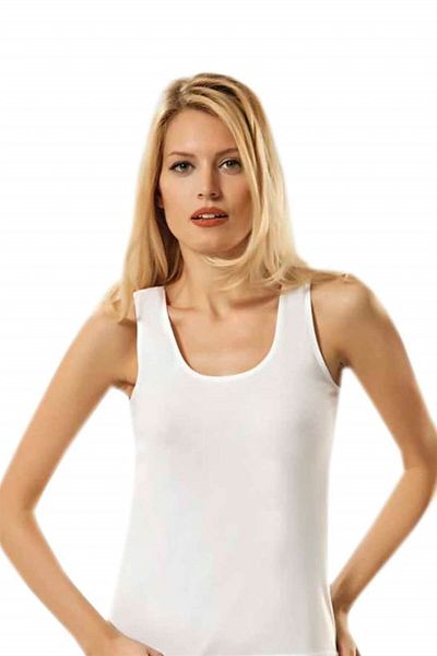 Namaldı 208 Women's Rib Wide Strap Undershirt