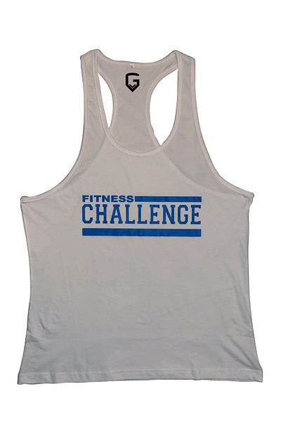 TOP GLORY FİTNESS GYM TANK TOP ΑΘΛΗΤΗΣ ΑΘΛΗΤΗΣ TTGT5006W ΛΕΥΚΟ