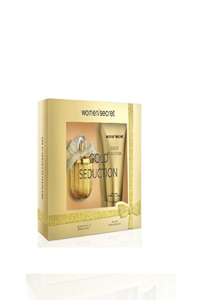 Women'secret لوشن جولد سيدكشن إي دي بي والجسم - مجموعة عطور نسائية 100 مل + 2...