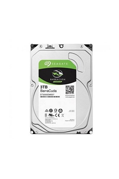 Seagate HDD BarraCuda, 3TB, 5400rpm, 256MB кеш, SATA-III