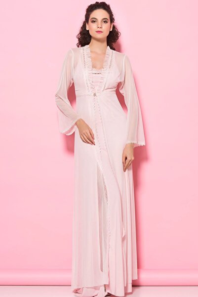 For Dreams Γυναικείο Σετ Πούδρα Περιτομής με Νυχτικό και Ρόμπα Anastasia