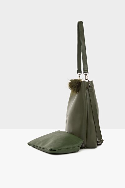 Bagmori Khaki Women's Magnet Snap Bag M000002770