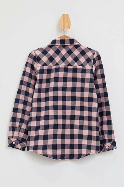 DeFacto Single Pocket Checked Long Sleeve Shirt