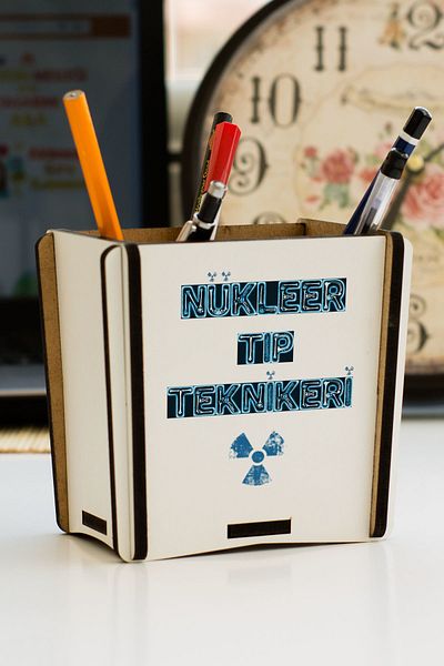 Hediyelen Nuclear Medical Technician Pen Holder