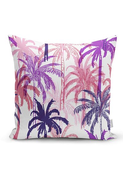 Realhomes Husă de pernă cu design special cu modele de ananas în culori pulbere
