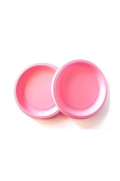 Happyland Tabak Plastik Tabak 25 Adet Pembe Renk