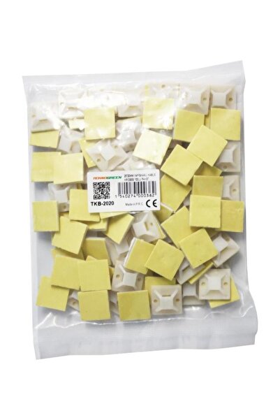 TEKNOGREEN 100 Adet Süs Uygulamak için Yapışkanlı Öpücük, Kroşe 19mm x 19mm