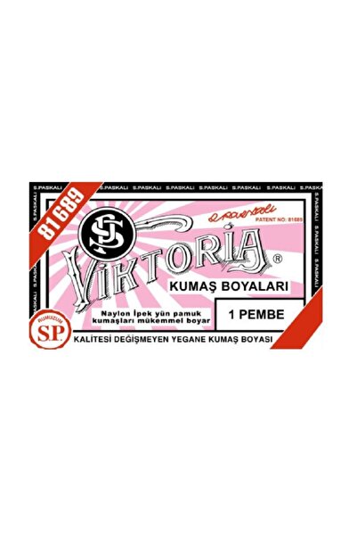 Viktoria Kumaş Boyası Pembe
