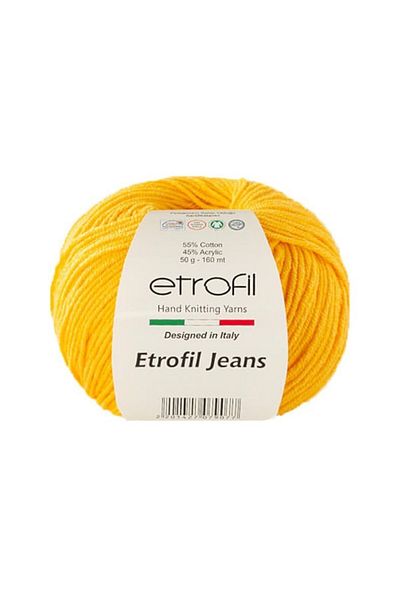 Etrofil Punch (PUNCH) And Amigurumi Floss Jeans 006 Yellow