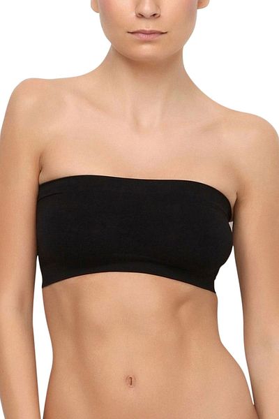 Anıl Women's Black Strapless Seamless Bra 2400