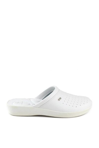GEZER Λευκές παντόφλες Unisex gzr4768