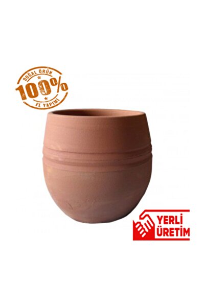 Mogan Çömlekçilik El Yapımı Toprak Su Bardağı 4 Adet - Doğal Testi Bardağı